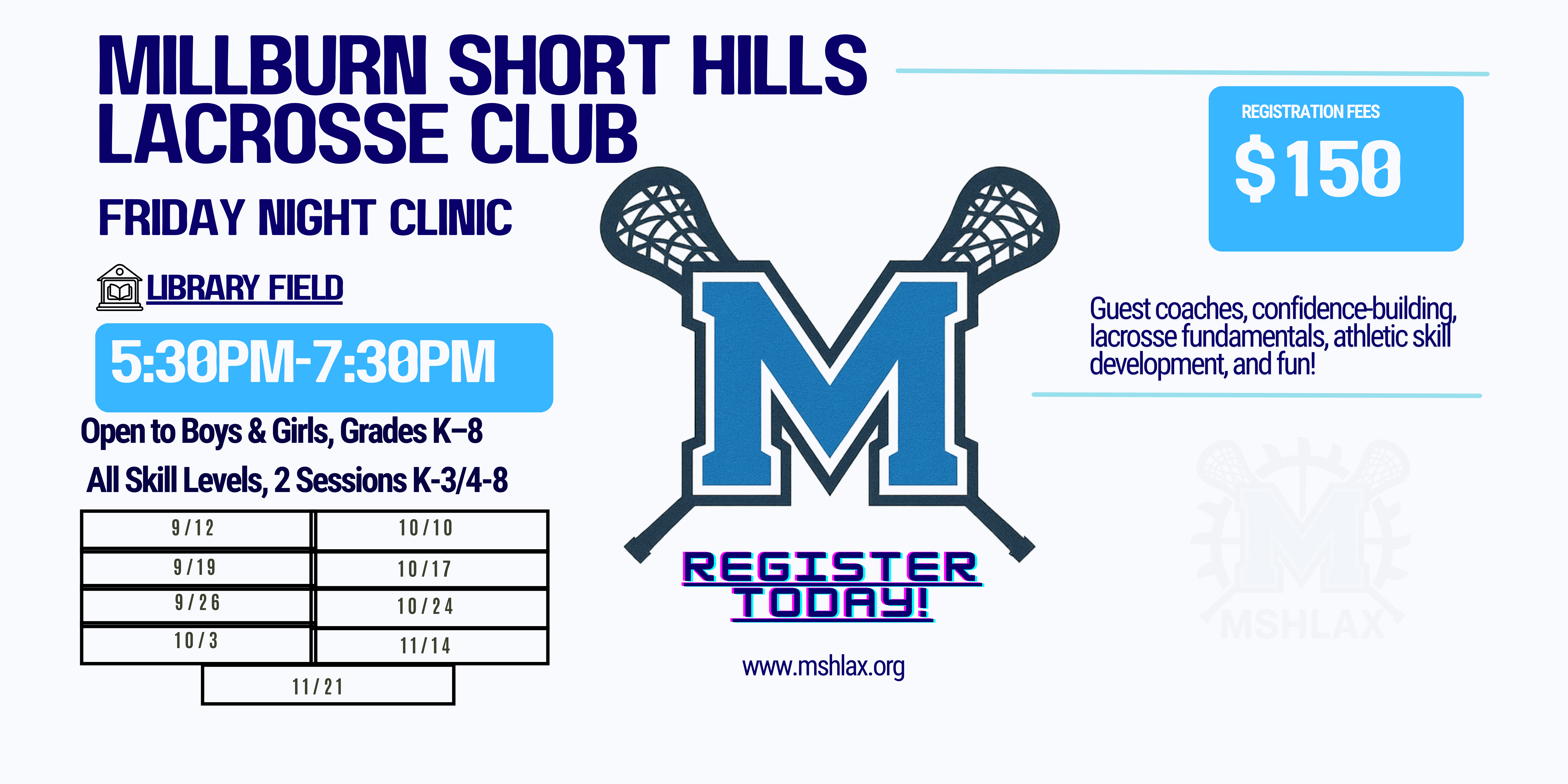 Blue Yellow White Modern Volleyball Club Open Registration Promotion Banner (3)